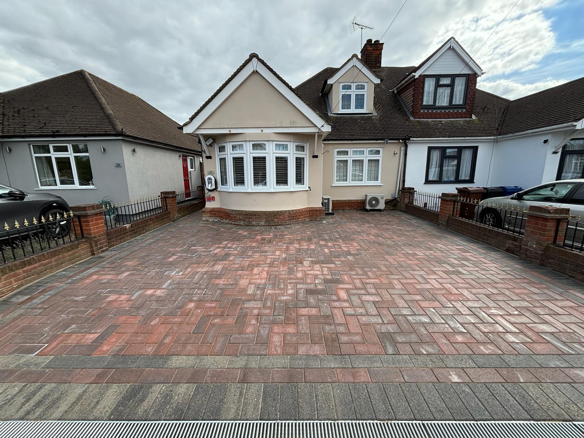 Brindle Delta Block Paved Driveway